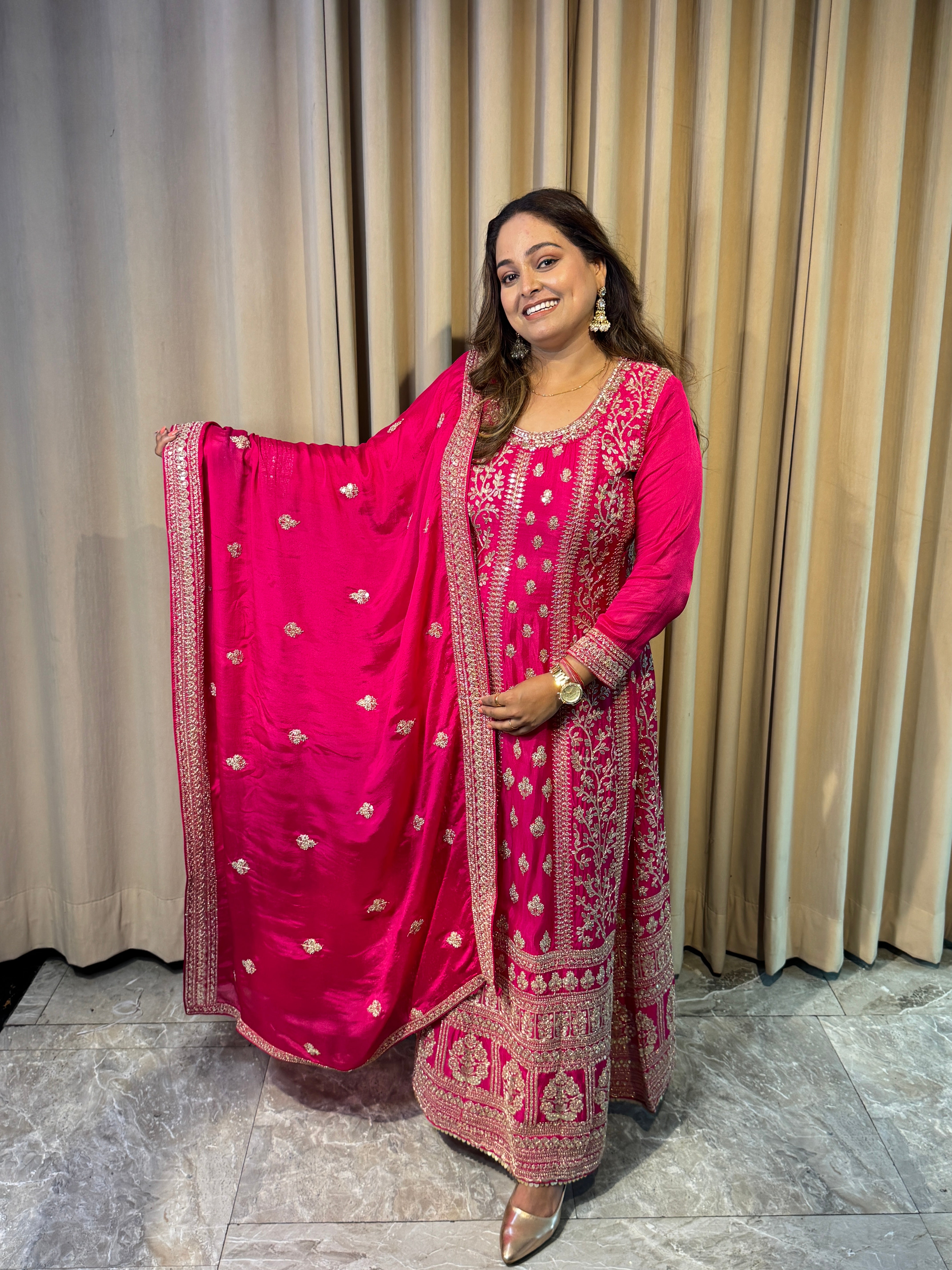 Rani Zari Royale Anarkali