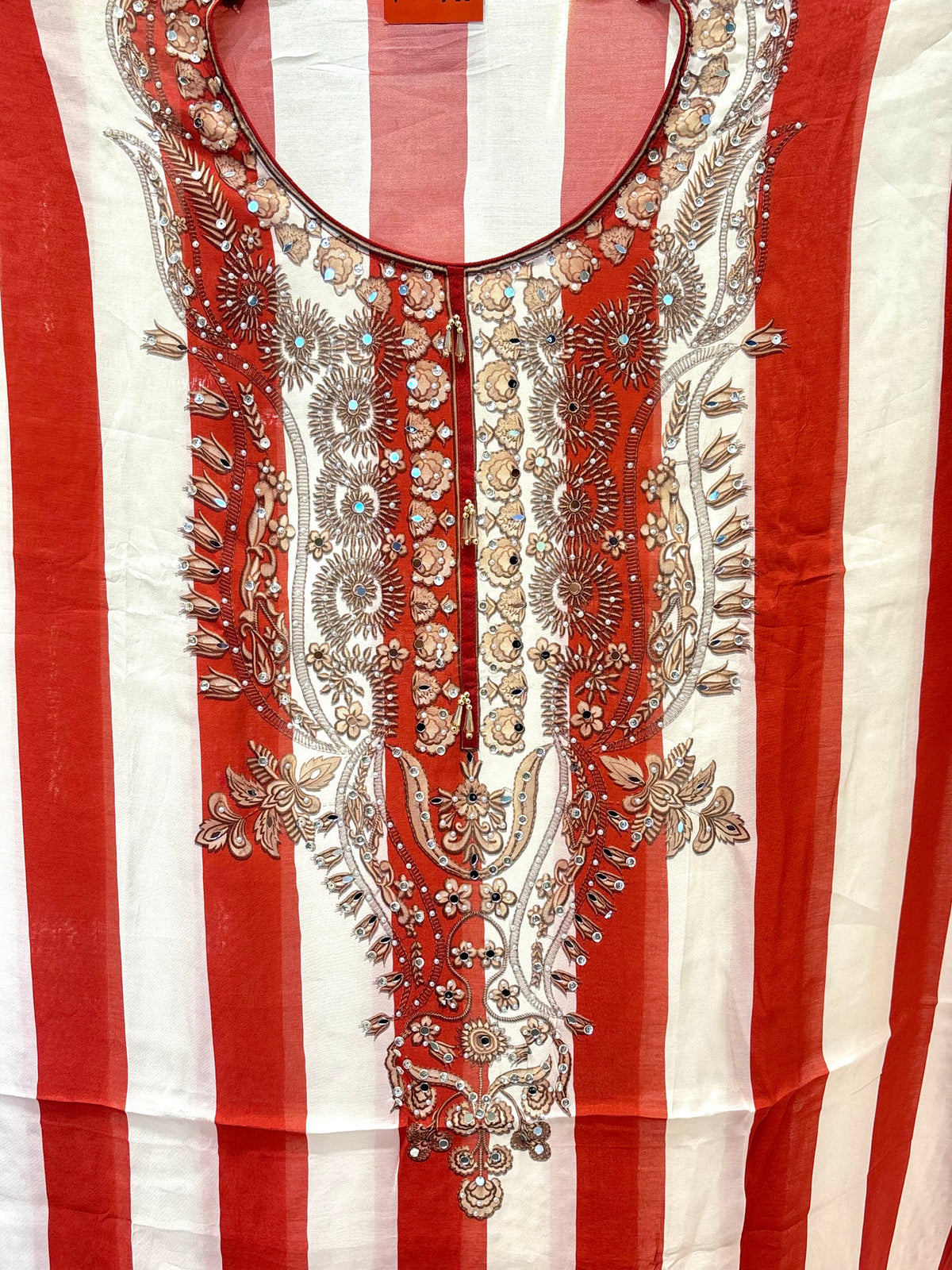 Sequin Work Unstitched Suit