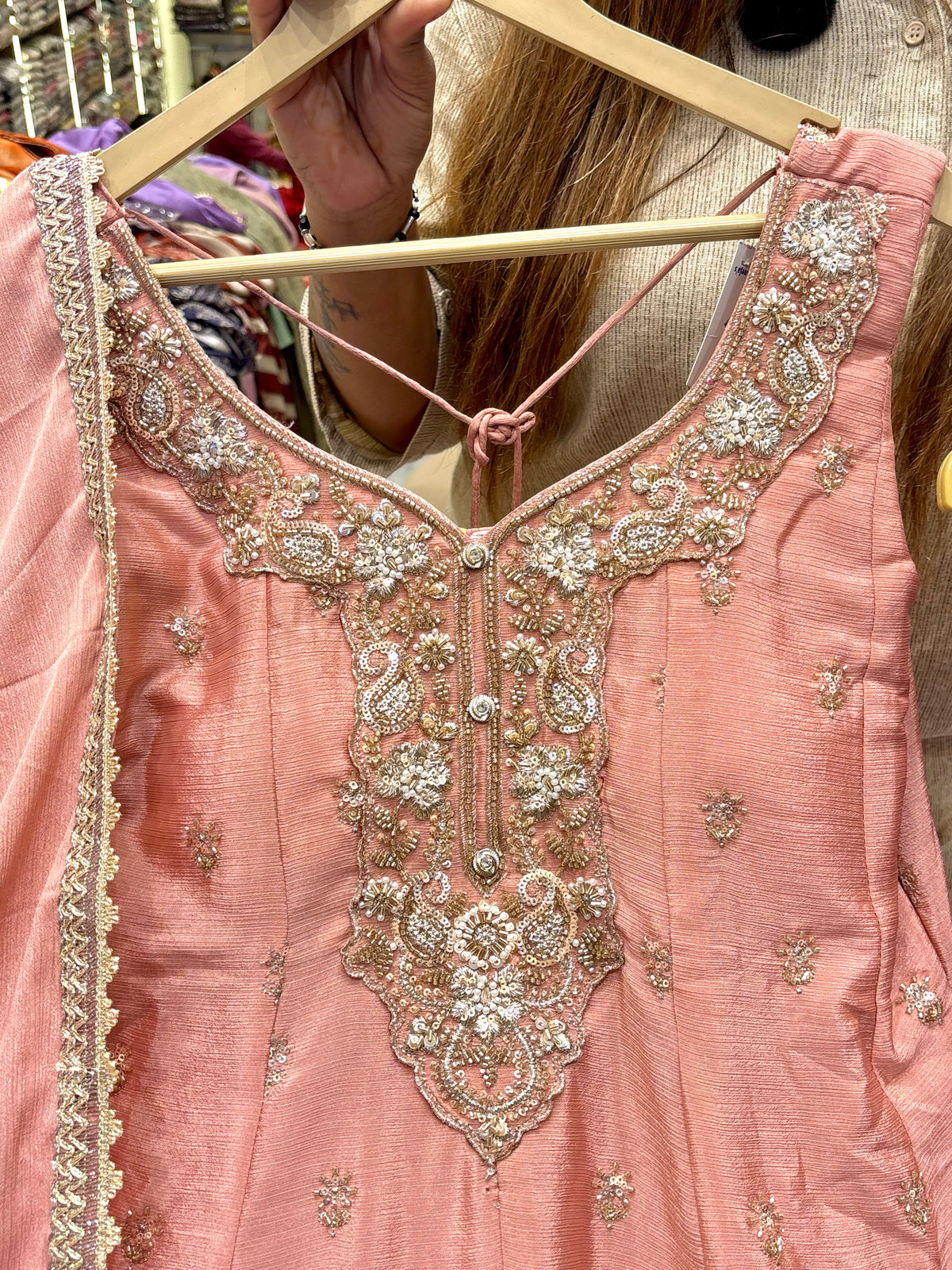 Short Anarkali with Farshi Salwar