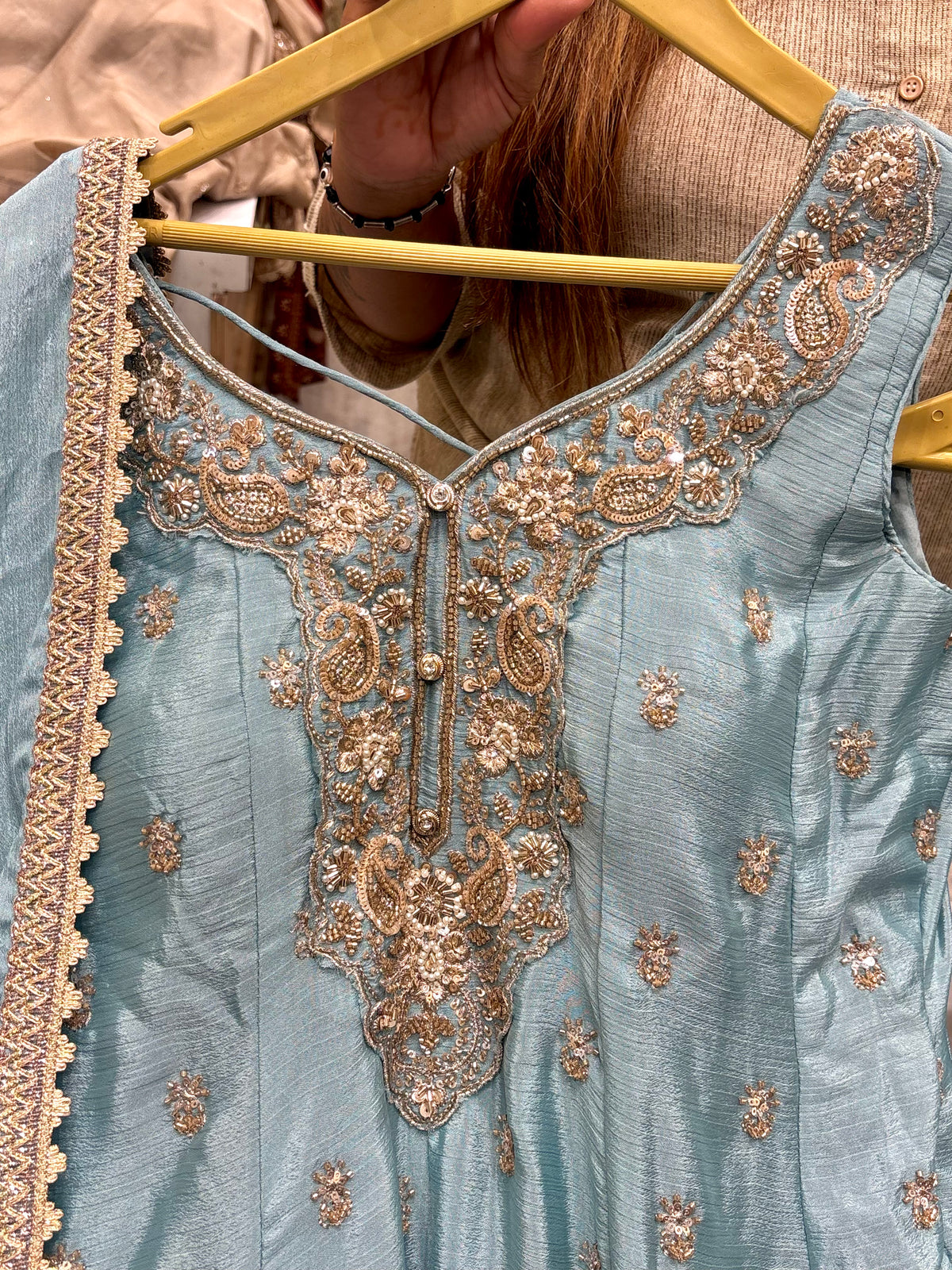 Short Anarkali with Farshi Salwar