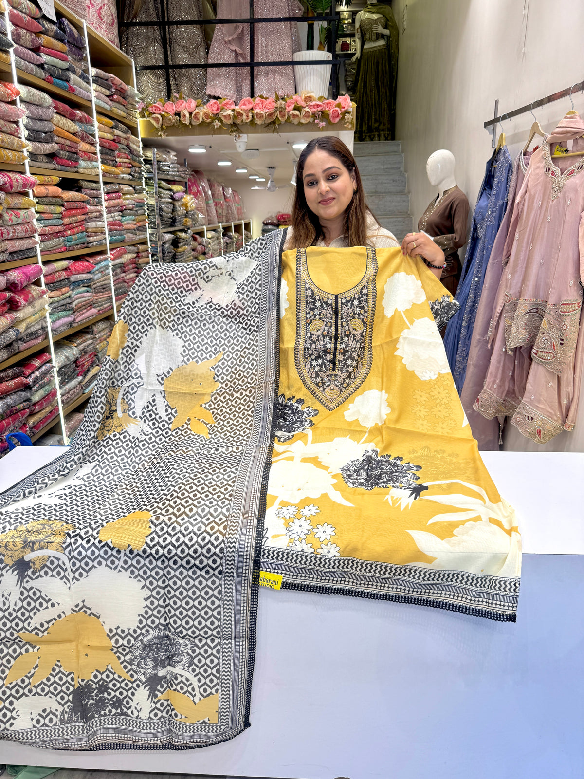 Maheshwari Silk Suit Collection