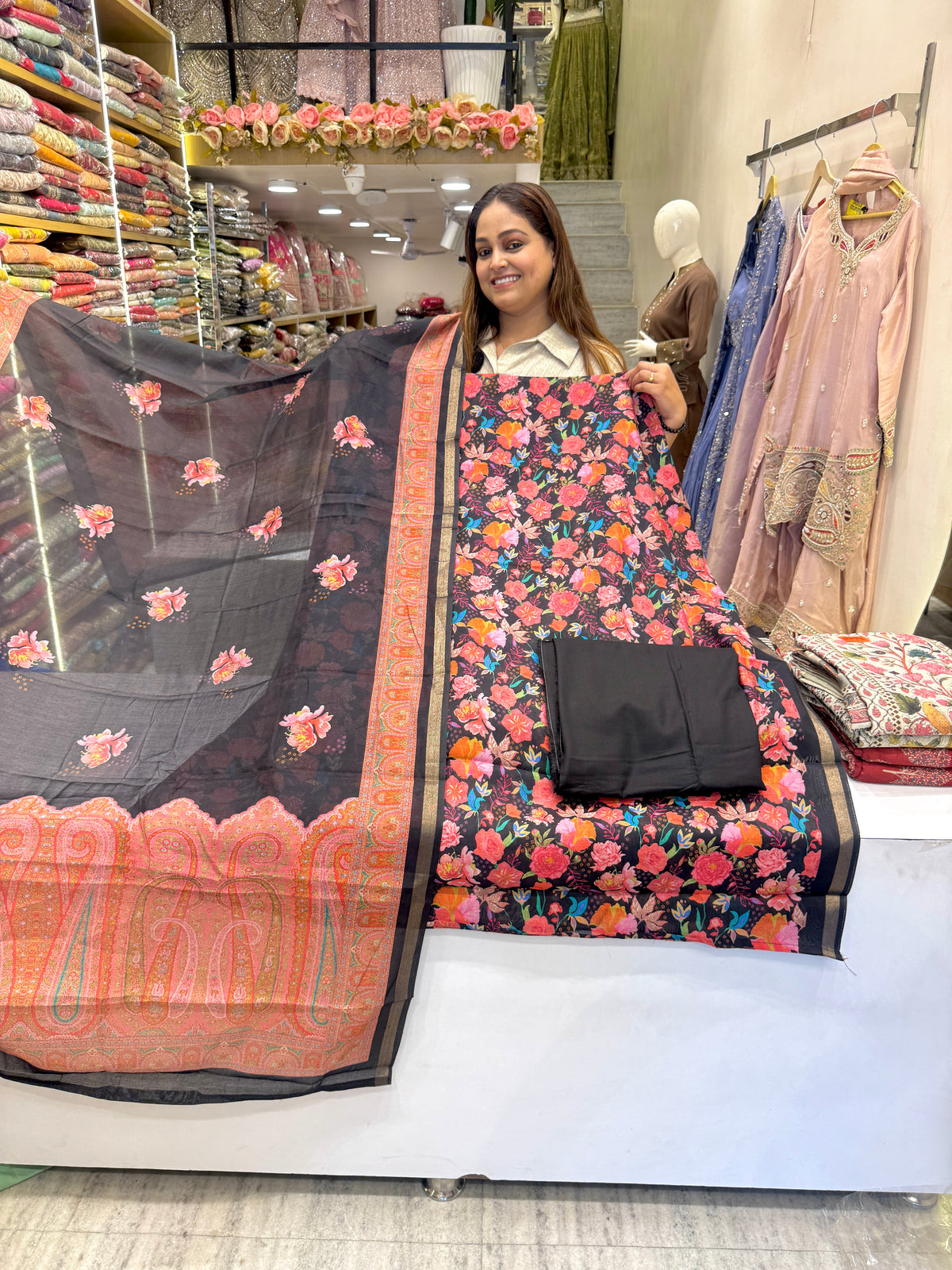Maheshwari Silk Suit Collection
