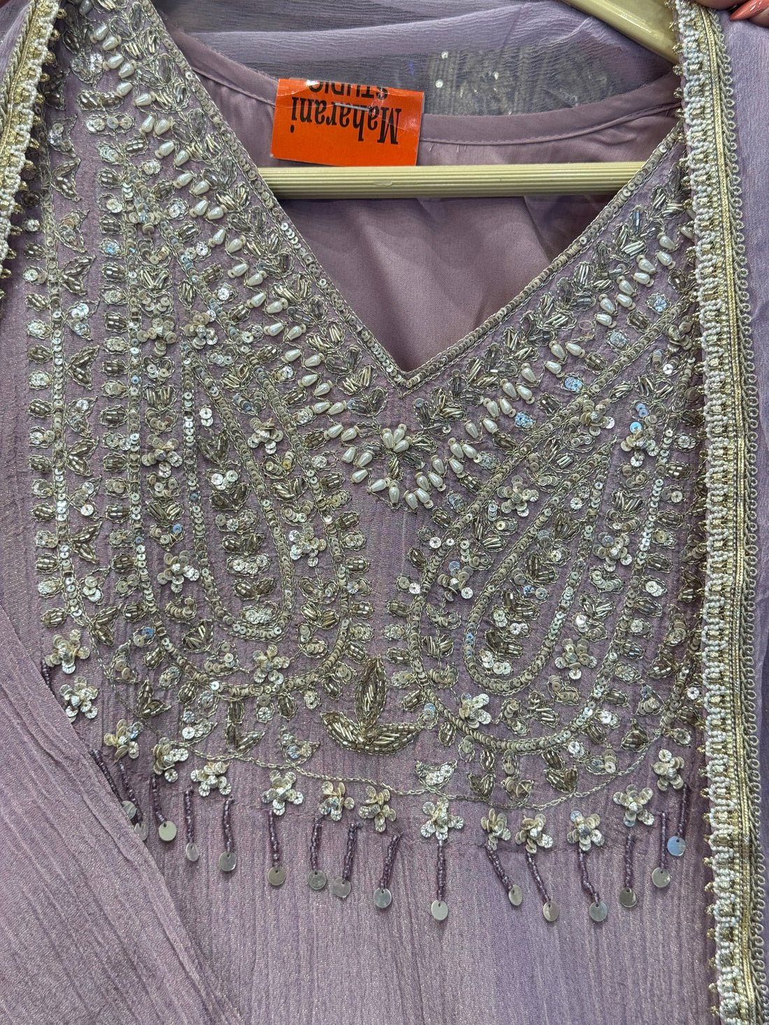Lavender Luxe Crush Tissue Suit