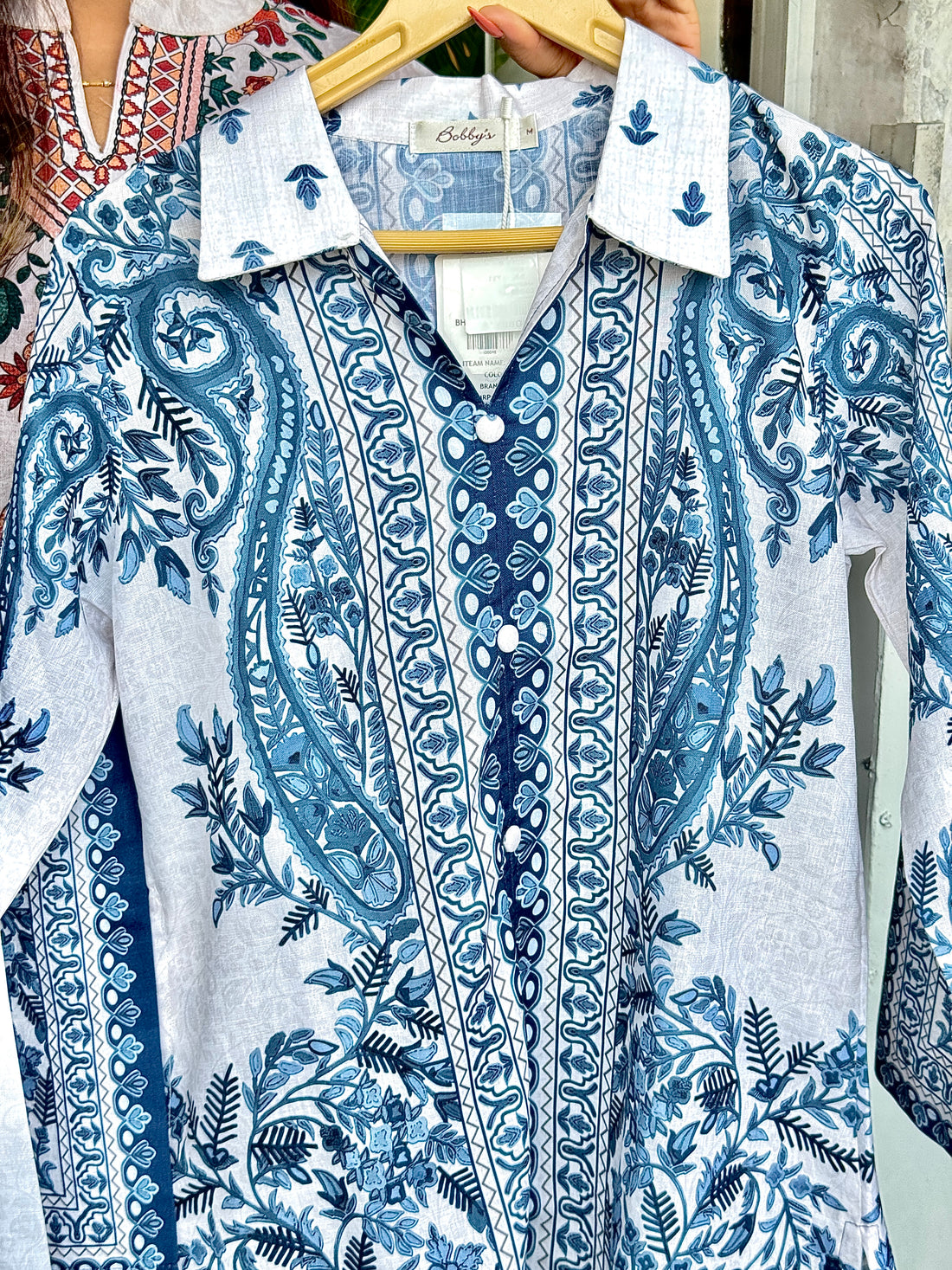 Azure Bloom Printed Cotton Co-ord Set