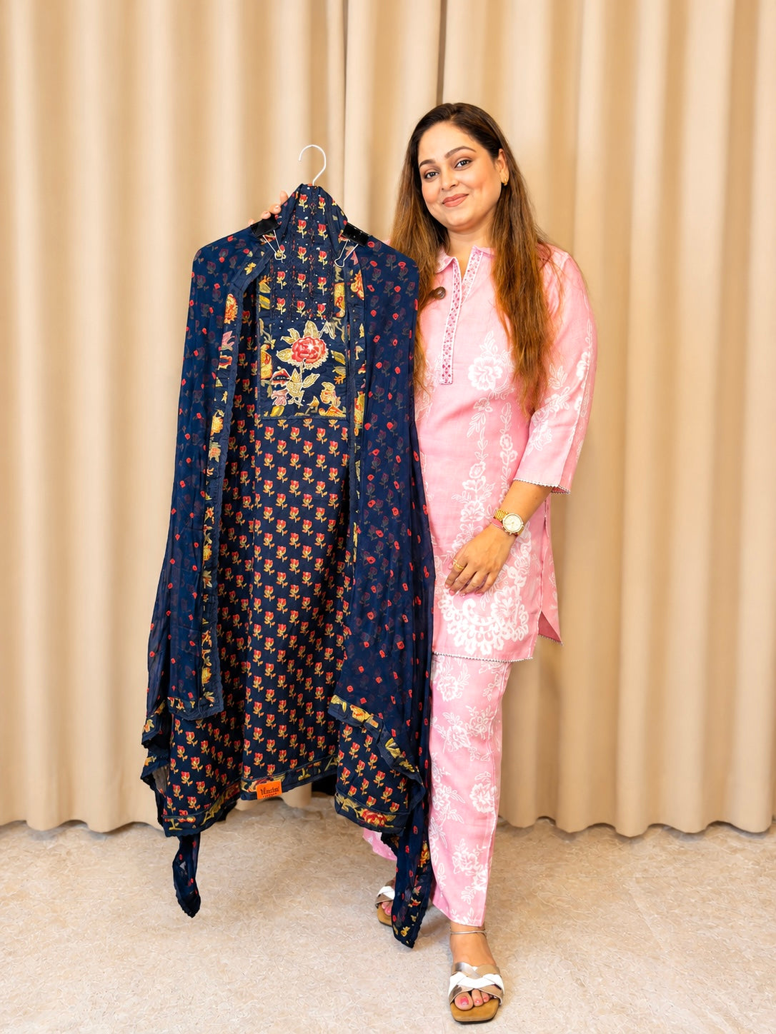 Noor Cotton Unstitched Suit Set - 3 Piece