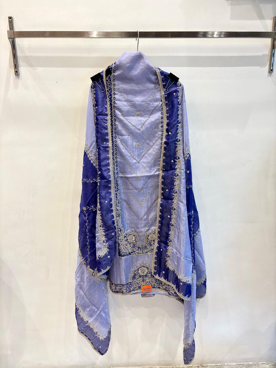 Heavy Embroidered Unstitched Suit