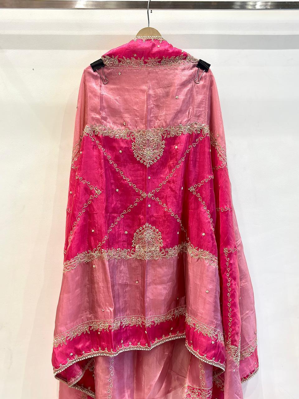 Heavy Embroidered Unstitched Suit