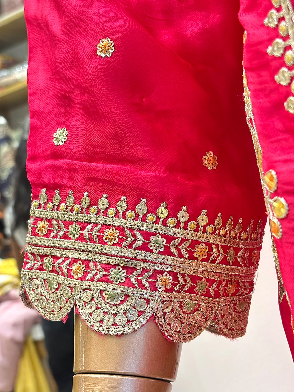 Magenta Gajji Silk Garara Set
