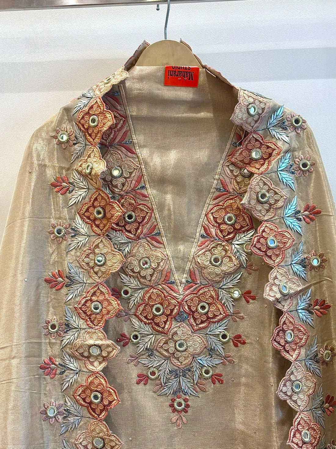 Pastel Embroidered Unstitched Suit