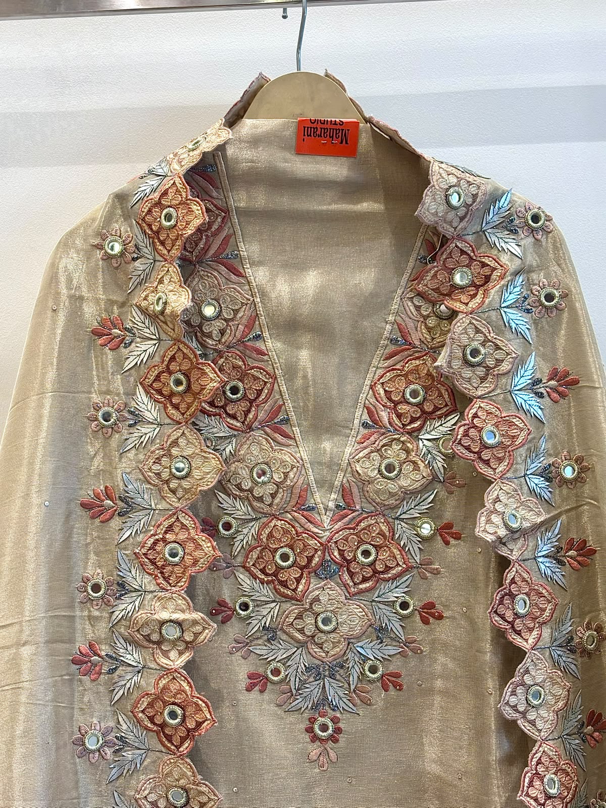 Pastel Embroidered Unstitched Suit