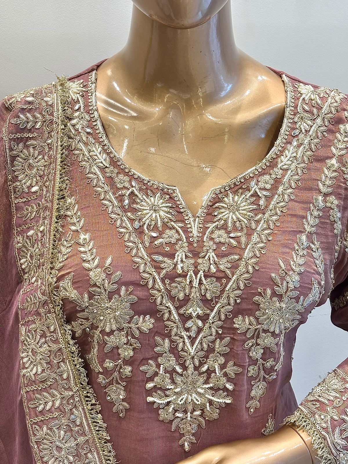 Shimmer Short Shirt with Flair