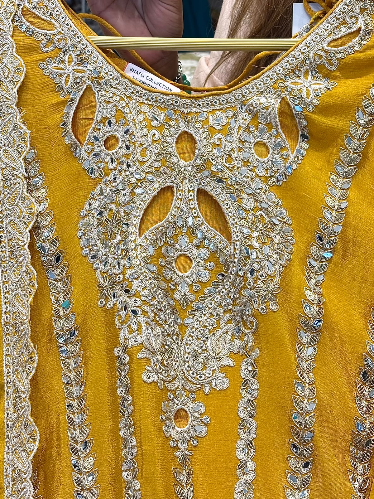 Embroidered Readymade Sharara with Flair