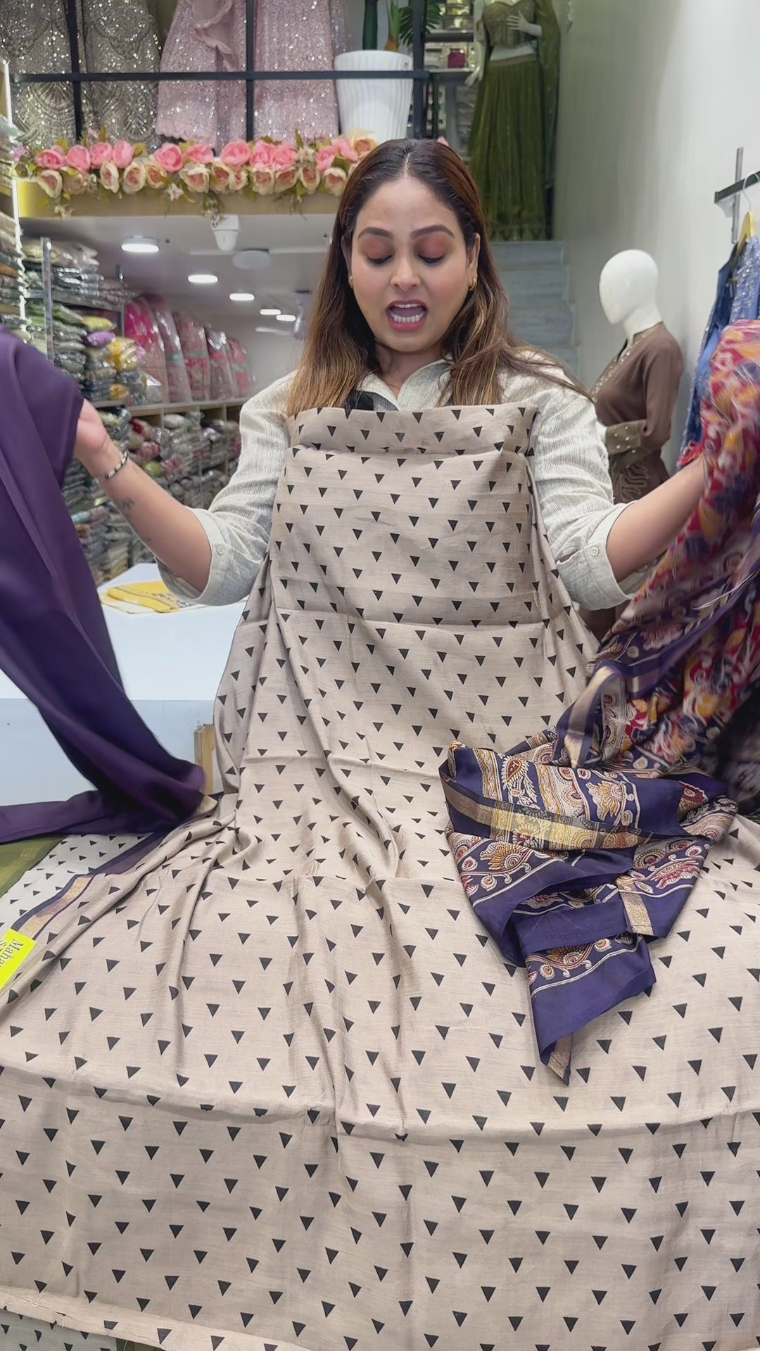 Maheshwari Silk Suit Collection