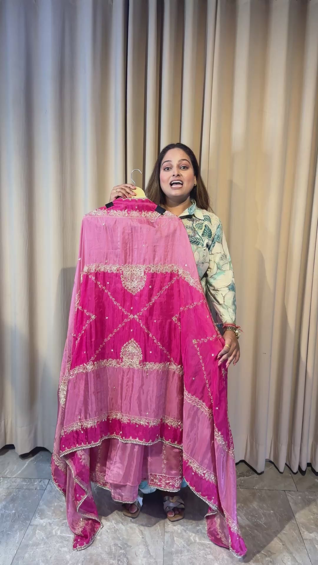 Heavy Embroidered Unstitched Suit